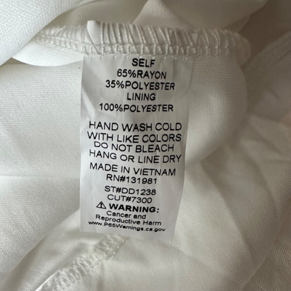 Naif Montreal white flowy midi dress size large - Picture 5 of 5